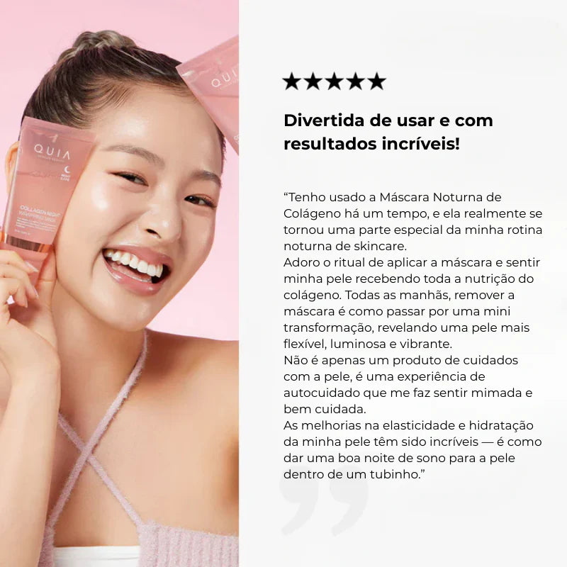 Máscara Noturna Reparadora com Colágeno