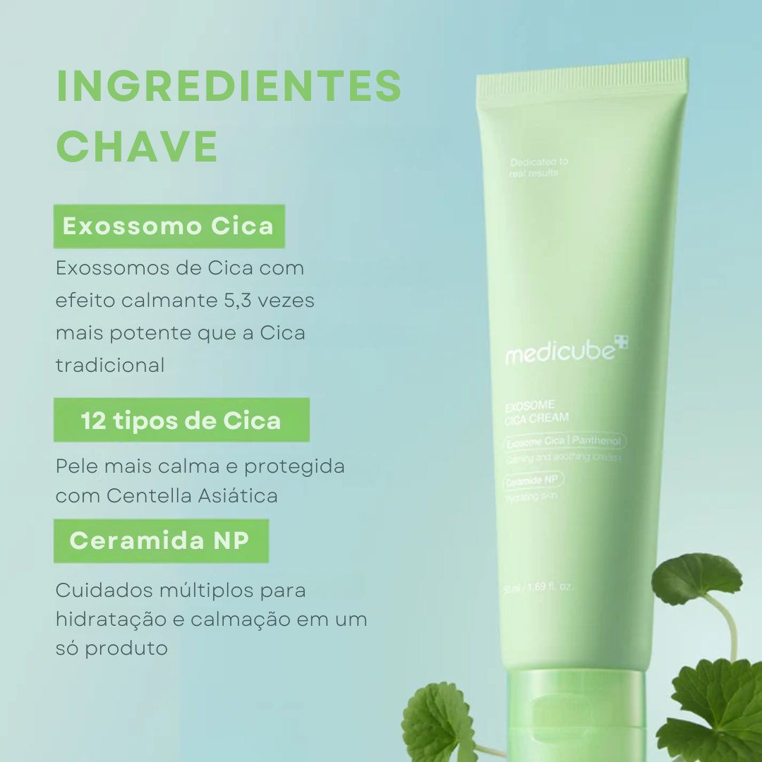 Creme Calmante com Cica e Exossomos