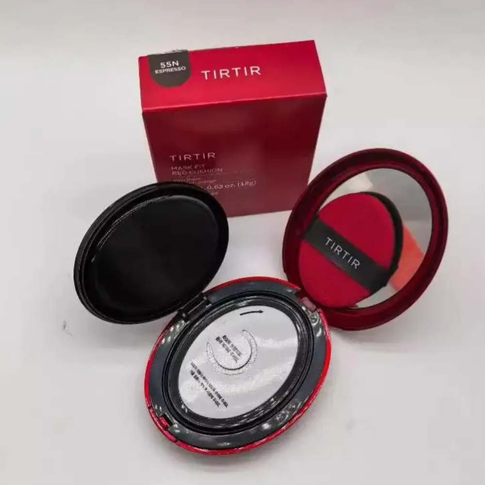 Base Cushion Clareadora TIRTIR - Protetor Solar e Maquiagem Longa Duração - Original