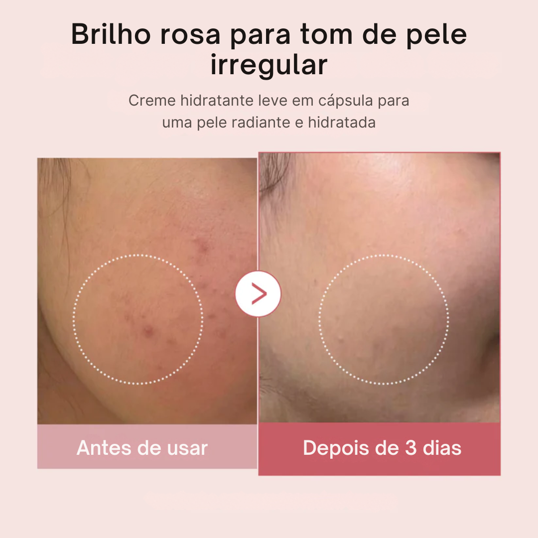 Creme em Cápsulas de Colágeno Rosa com PDRN