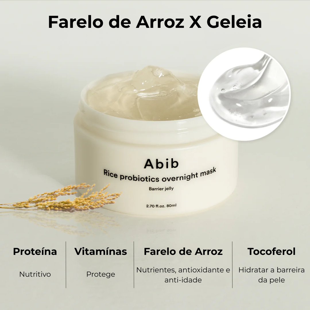 Máscara Noturna Rice Probiotics Jelly
