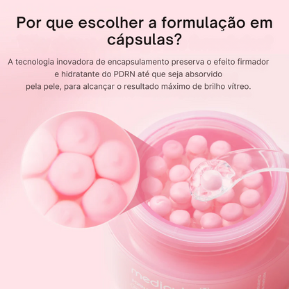 Creme em Cápsulas de Colágeno Rosa com PDRN