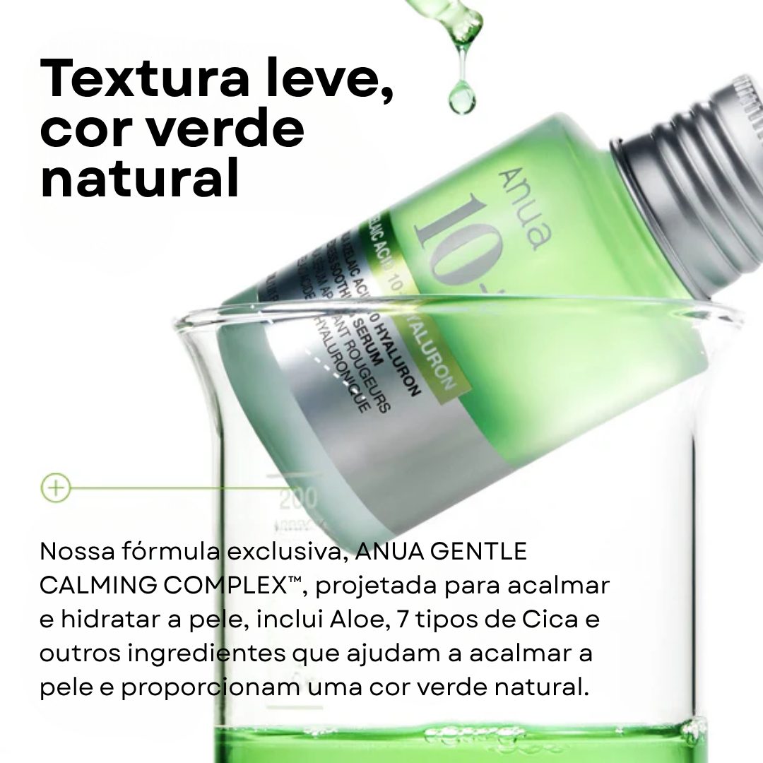 Sérum Calmante com Ácido Azelaico 10% e Ácido Hialurônico