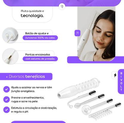 Tratamento Capilar e Facial com Alta Frequência ORIGINAL