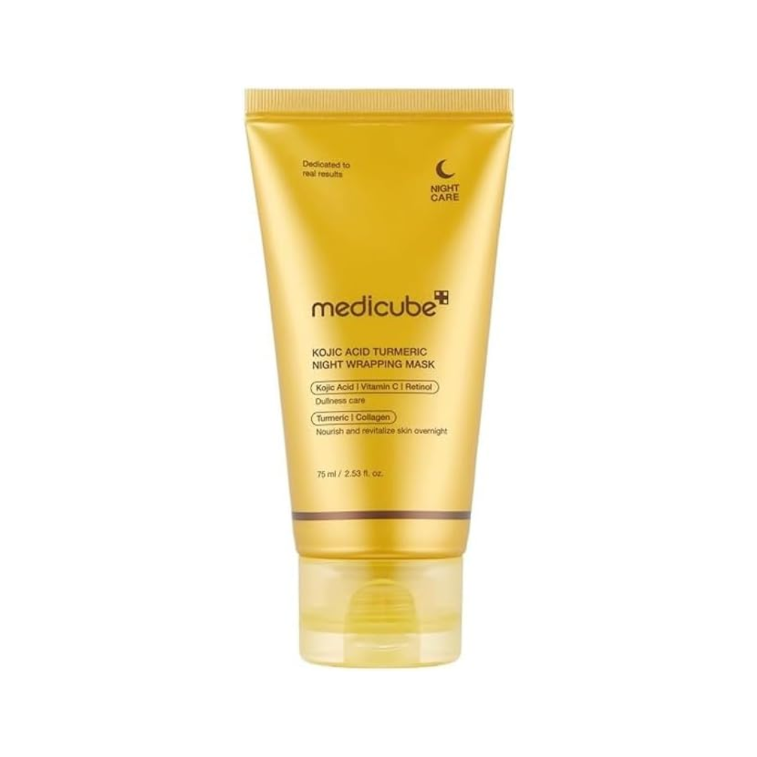 Máscara Facial Noturna com Ácido Kójico e Cúrcuma