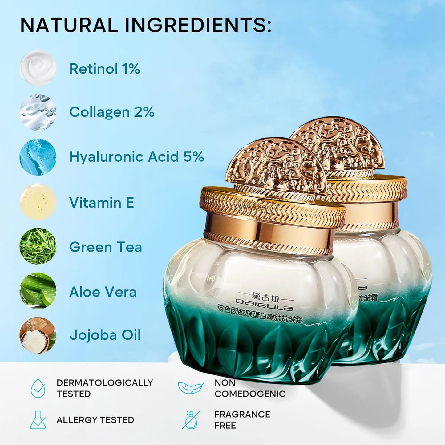 Creme Firmador Lifting Retinol & Colágeno – Hidratação e Firmeza para uma Pele Jovem