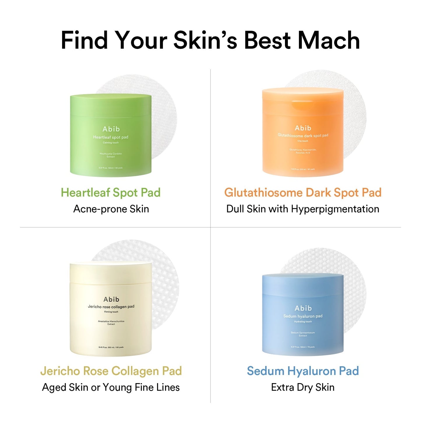 Pads Calmantes de Heartleaf – Toque Suavizante