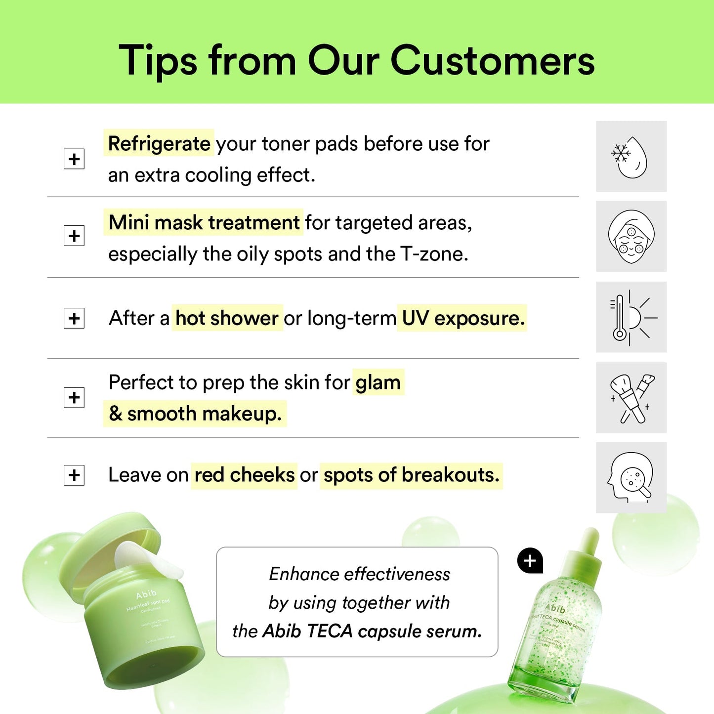 Pads Calmantes de Heartleaf – Toque Suavizante