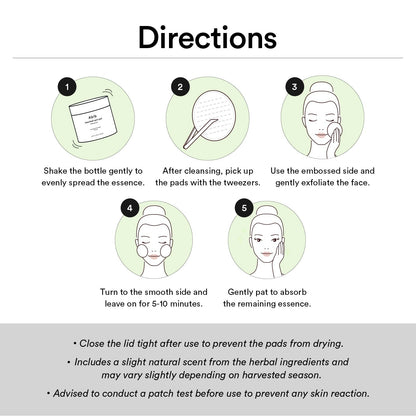 Pads Calmantes de Heartleaf – Toque Suavizante